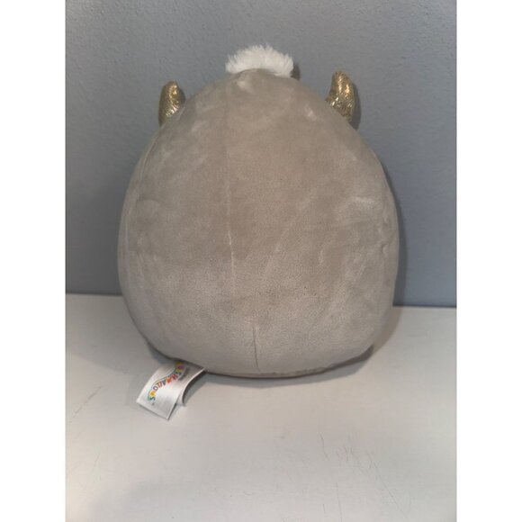 Squishmallows Nissa the Yeti 8" Christmas Peppermint Swirl Gray Plushie Stuffie - Picture 2 of 7
